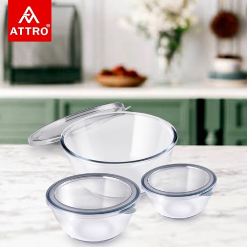 Attro Glassox Classic Mixing Bowl