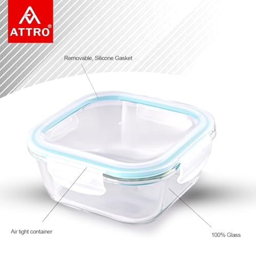 ATTRO Glassox Classic Square Lunch
