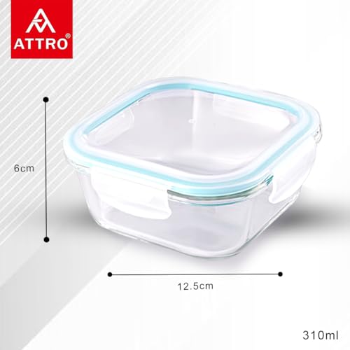 ATTRO Glassox Classic Square Lunch
