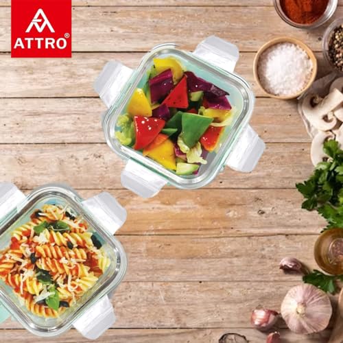 ATTRO Glassox Classic Square Lunch