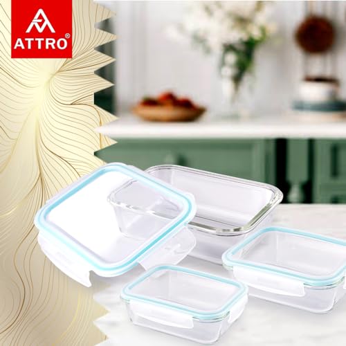 ATTRO Glassox Classic Rectangle Lunch