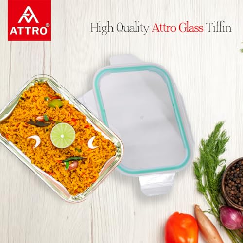 ATTRO Glassox Classic Rectangle Lunch