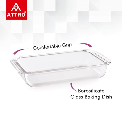 ATTRO Glassox Borosilicate Rectangle Glass