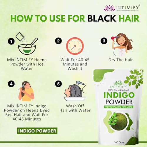 INTIMIFY Indigo Powder For Black