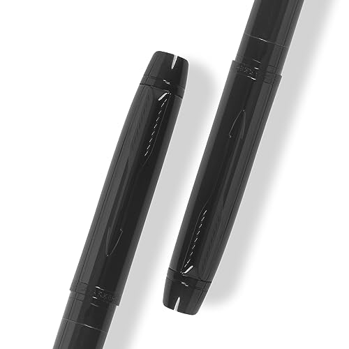 Parker Odyssey Lacque Black |Black Metal Trim |Roller Ball Pen - Image 3