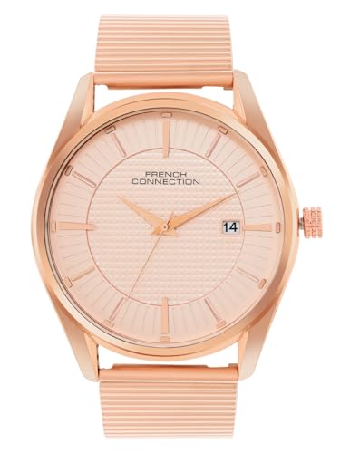 French Connection Rose Dial Analog Watch for Men - FCN056B
