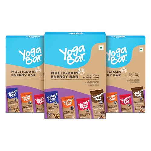 Yogabar Multigrain Energy Bars, 30