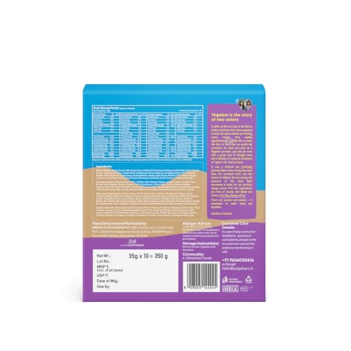 Yogabar Multigrain Energy Bars, 30