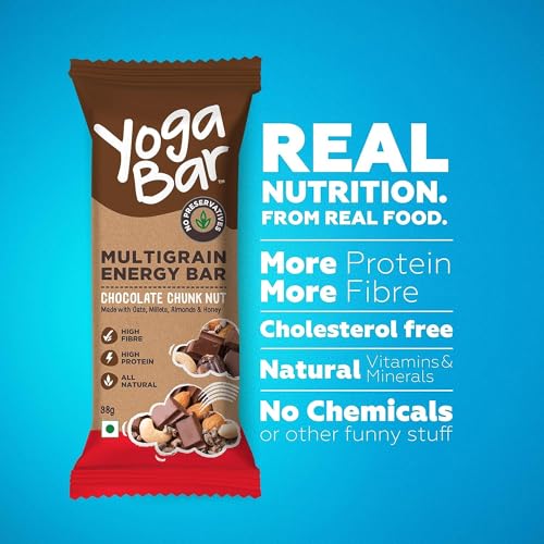 Yogabar Multigrain Energy Bars, 30