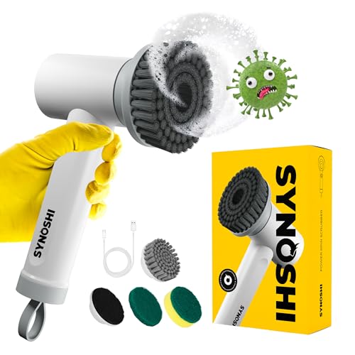 SYNOSHI Electric Spin Scrubber,Power Cleaning