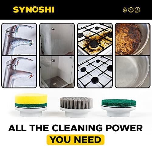 SYNOSHI Electric Spin Scrubber,Power Cleaning