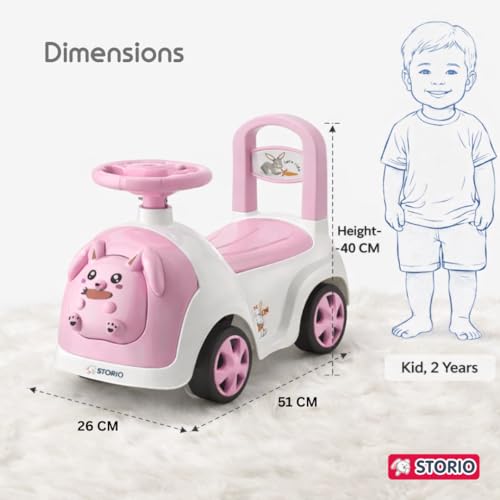 Storio Rabbit Baby Ride-On Car