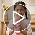 Aider Water Bottle With Straw