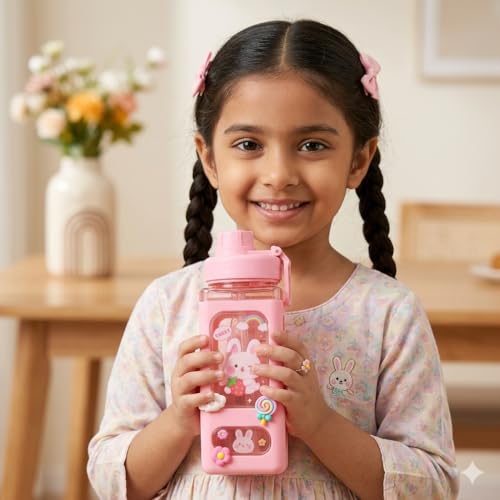 Aider Water Bottle With Straw