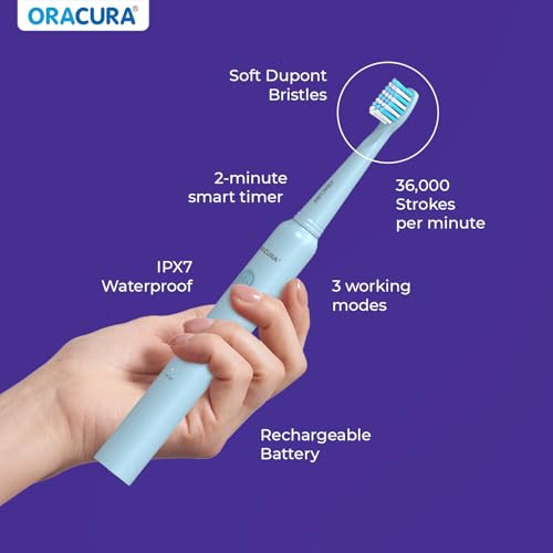 ORACURA SB200 Blue Electric Toothbrush