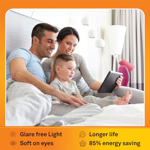 wipro Garnet 10W LED Bulb for Home & Office |Cool Day White (6500K) | B22 Base|220 degree Light coverage |4Kv Surge Protection |400V High Voltage Protection |Energy Efficient | Pack of 4 - Image 6