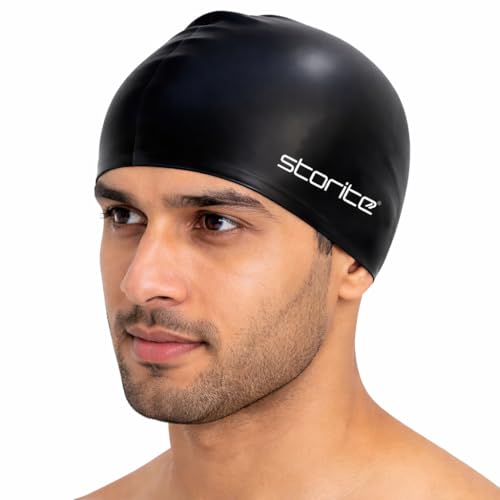 Storite Swimming Cap for Men