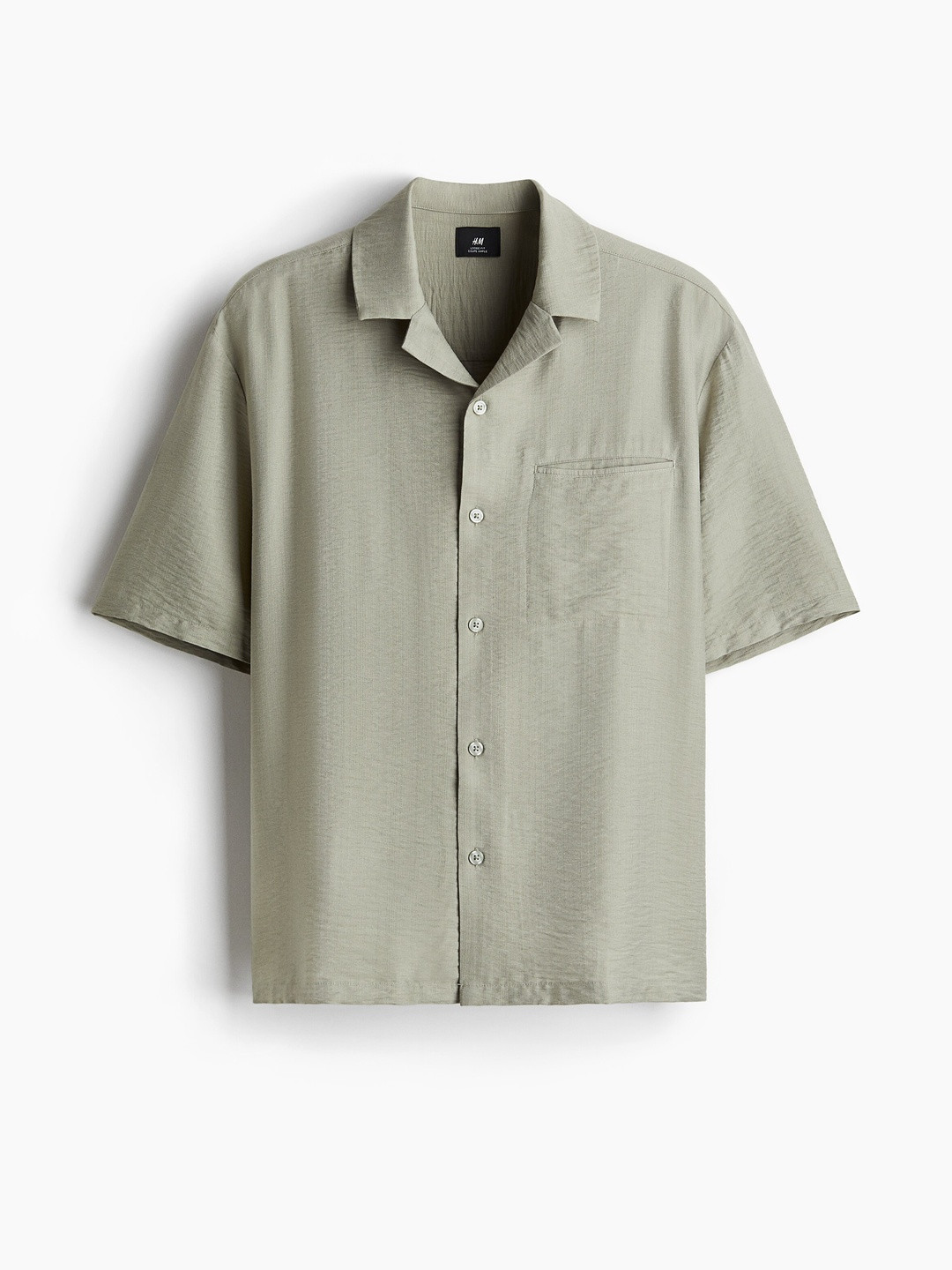 H&M Regular Fit Textured Resort Shirt - Image 2