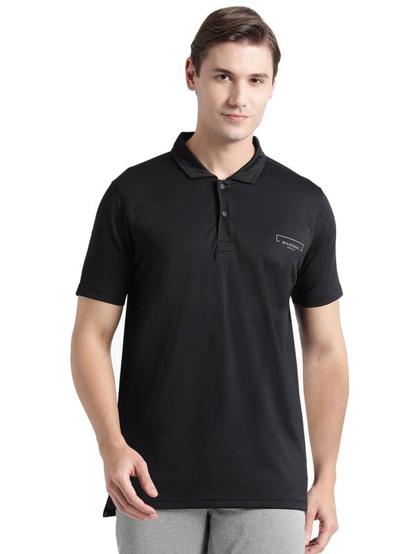 Wildcraft Men's Solid Regular Fit Polo Shirt
