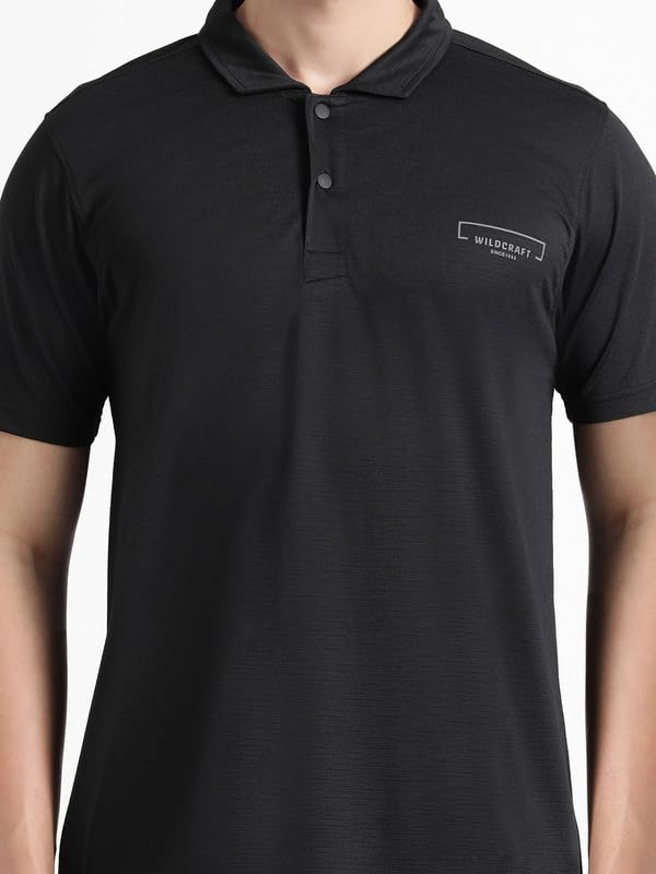 Wildcraft Men's Solid Regular Fit Polo Shirt - Image 7