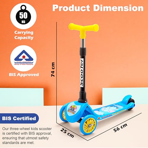 VGRASSP 3 Wheel Skate Scooter