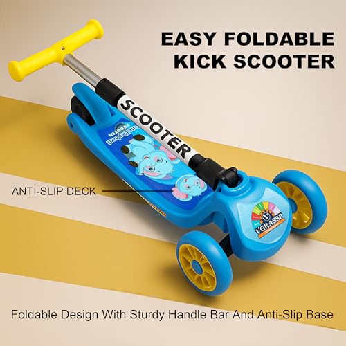 VGRASSP 3 Wheel Skate Scooter