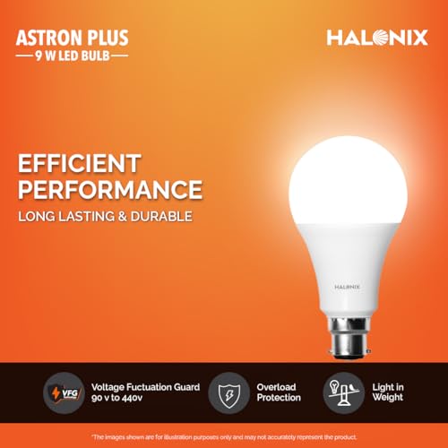 Halonix 9w LED Bulb Astron Plus Base B22 (Cool Day Light) - Image 4