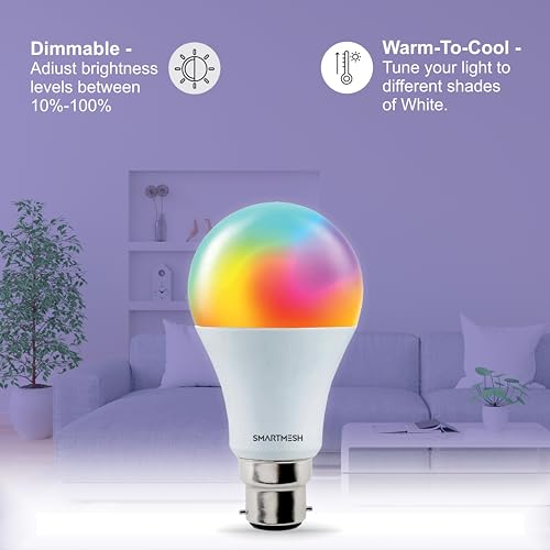 Wi-Fi RGB+CCT Smart LED Bulb