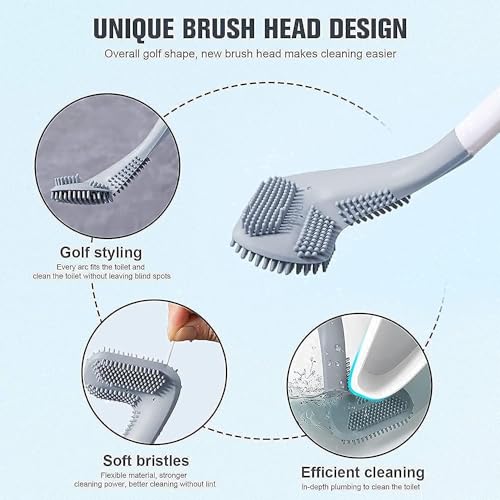 2 Pc Golf Toilet Brush