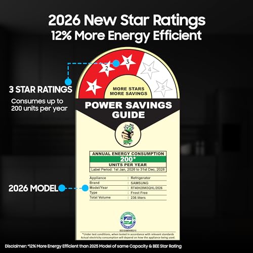Samsung 236 L, 3 Star
