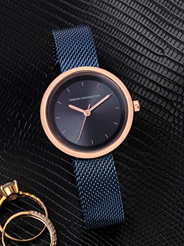 French Connection Stainless Steel Analog