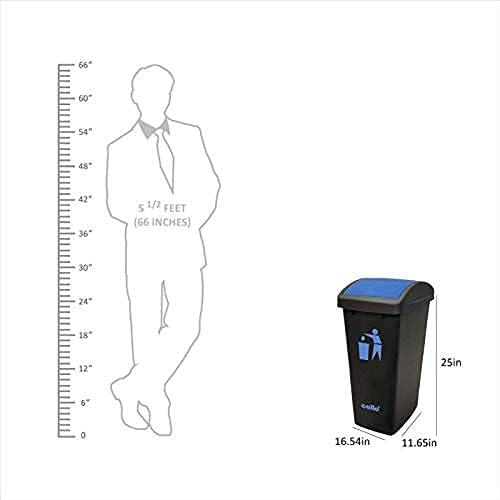 Cello Plastic Garbage Swing-Lid Dustbin