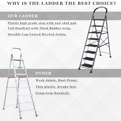 Parasnath 8-Step GoUp Steel Ladder