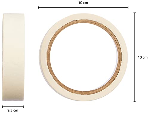 Amazon Brand - Solimo Masking Tape - 24mm 20 mtrs - Pack of 4 - Image 5
