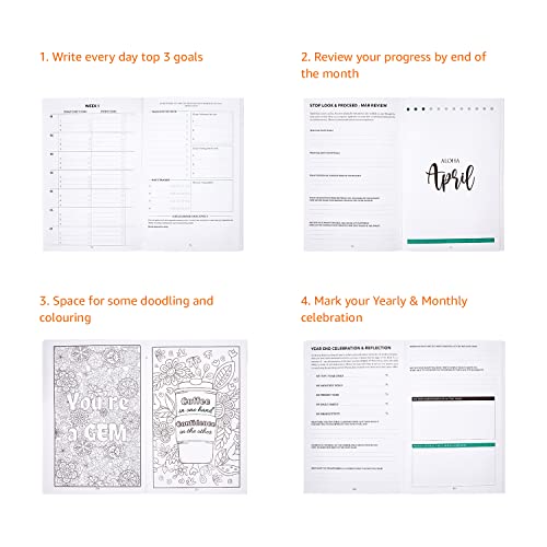 Amazon Basics Undated 2026 Planner
