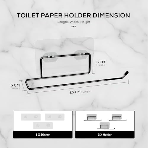 MIORAH Self Adhesive Towel Holder