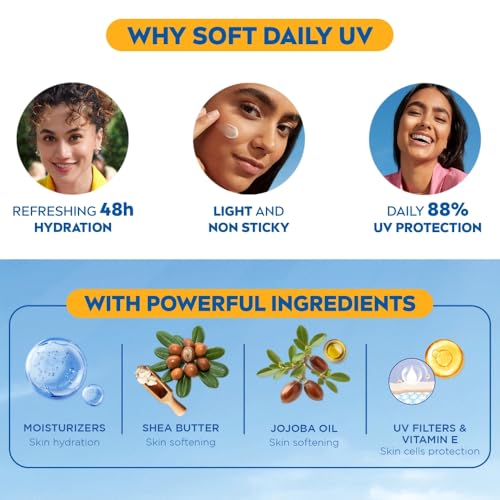 NIVEA Soft Daily UV Light Moisturising Cream with SPF-15, 200ml - Image 6
