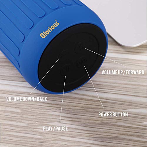 Glorious GL-Music Portable Wireless Bluetooth Speaker (5W) (Blue) - Image 2
