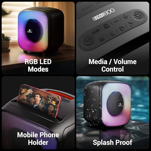 ZEBRONICS Sound Feast 800, Portable