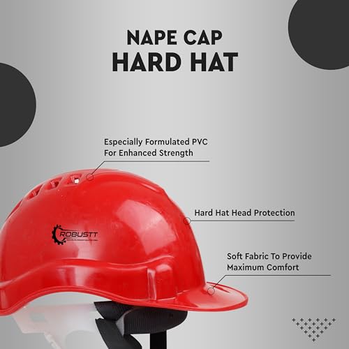 Robustt Safety Helmet - Red