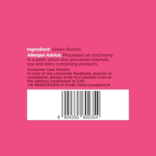 YogaBar Premium Green Raisins 500