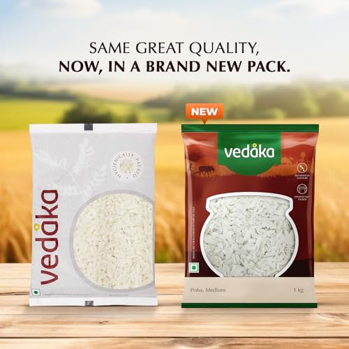 Amazon Brand - Vedaka Medium Poha, 1 kg - Image 2