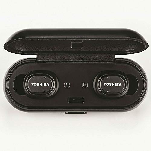 Toshiba RZE-BT800E Truly Wireless Bluetooth in Ear Earbuds with Mic (Black)