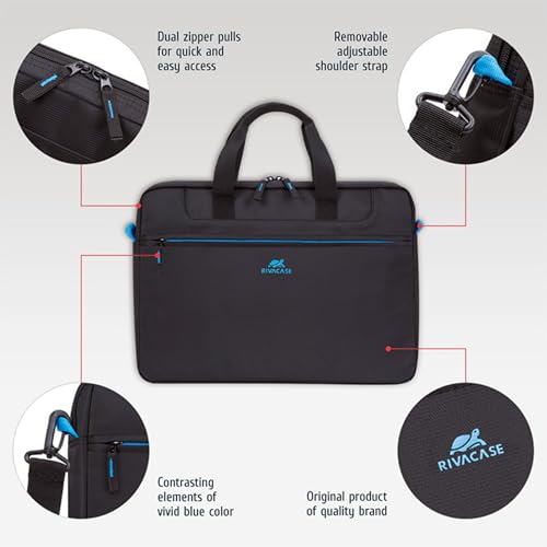 RivaCase Regent 8037 Black Laptop
