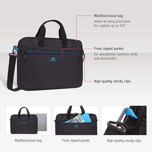 RivaCase Regent 8037 Black Laptop