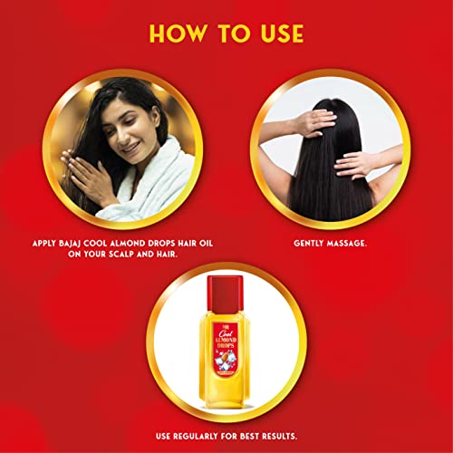 Bajaj Cool Almond Drops Hair Oil 300 ML - Image 4