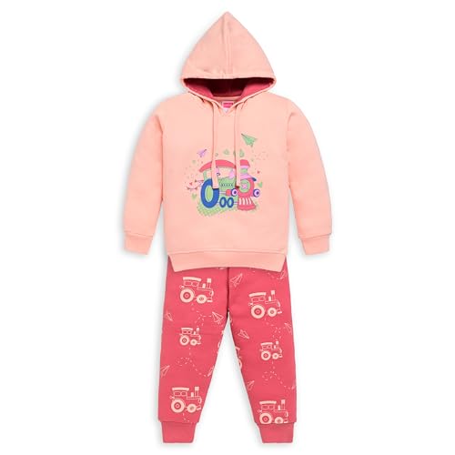 LuvLap Baby Boys Full Sleeve Boys Hooded Sweatshirt & Pyjama Set