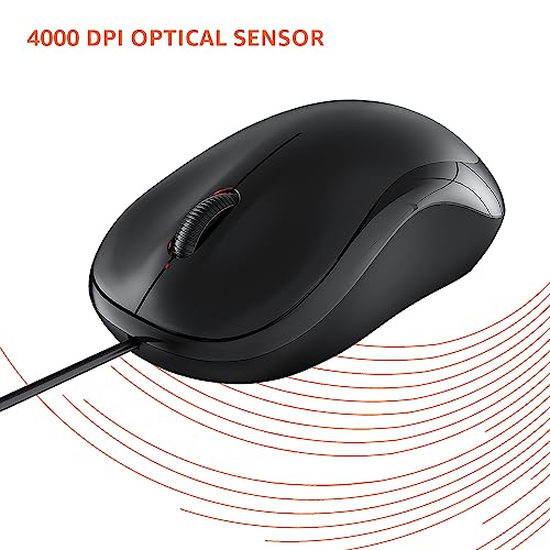 amazon basics Wired USB Mouse