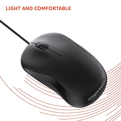 amazon basics Wired USB Mouse