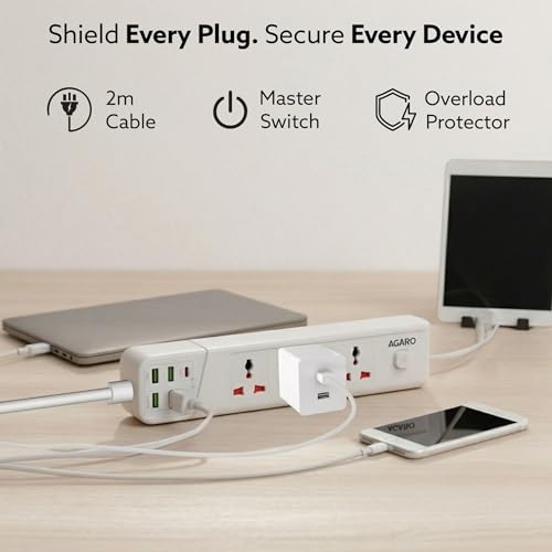 AGARO Regal Extension Board, Power